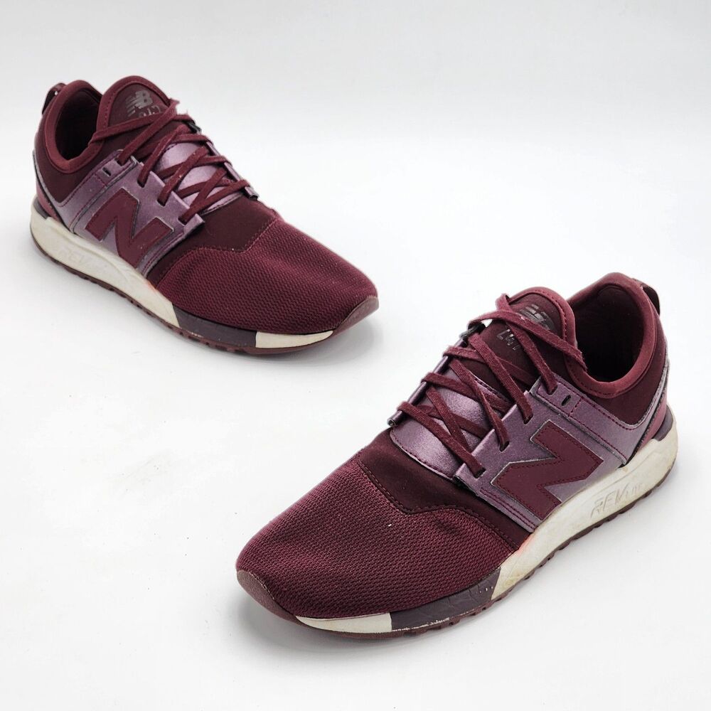 New Balance RevLite Reflective Sneakers Burgundy Red Size 9M 10.5W